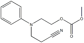2-[(2-cyanoethyl)anilino]ethyl methyl carbonate