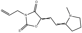 3-allyl-5-[(1-methylpyrrolidin-2-ylidene)ethylidene]-2-thioxooxazolidin-4-one