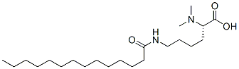 N2,N2-dimethyl-N6-(1-oxotetradecyl)-L-lysine