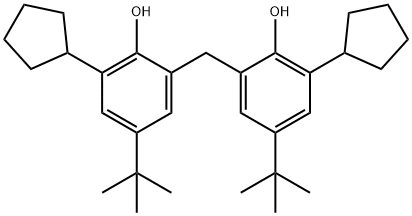 2,2'-methylenebis[4-tert-butyl-6-cyclopentylphenol]