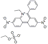 5-ethyl-3,8-dinitro-6-phenylphenanthridinium ethyl sulphate