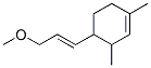4-(3-methoxyprop-1-en-1-yl)-1,3-dimethylcyclohexene