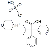 4-(3-carboxy-2-methyl-3,3-diphenylpropyl)morpholinium hydrogen sulphate