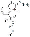 potassium 2-hydrazono-2,3-dihydro-3-methylbenzothiazole-4-sulphonate monohydrochloride