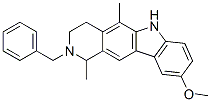 2-benzyl-2,3,4,6-tetrahydro-9-methoxy-1,5-dimethyl-1H-pyrido[4,3-b]carbazole