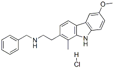 N-benzyl-6-methoxy-1-methyl-9H-carbazole-2-ethylamine monohydrochloride