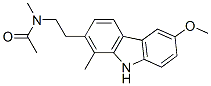 N-[2-(6-methoxy-1-methyl-9H-carbazol-2-yl)ethyl]-N-methylacetamide