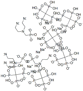 hexasodium tetrahydrogen [[(phosphonatomethyl)imino]bis[ethane-2,1-diylnitrilobis(methylene)]]tetrakisphosphonate