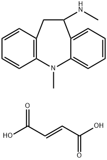 10,11-dihydro-5-methyl-10-(methylammonio)-5H-dibenz[b,f]azepinium fumarate