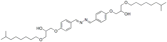 4-[2-hydroxy-3-(isononyloxy)propoxy]benzaldehyde [[4-[2-hydroxy-3-(isononyloxy)propoxy]phenyl]methylene]hydrazone
