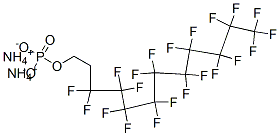 diammonium 3,3,4,4,5,5,6,6,7,7,8,8,9,9,10,10,11,11,12,12,12-henicosafluorododecyl phosphate