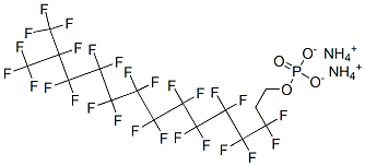 diammonium 3,3,4,4,5,5,6,6,7,7,8,8,9,9,10,10,11,11,12,12,13,14,14,14-tetracosafluoro-13-(trifluoromethyl)tetradecyl phosphate