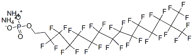 diammonium 3,3,4,4,5,5,6,6,7,7,8,8,9,9,10,10,11,11,12,12,13,13,14,14,15,16,16,16-octacosafluoro-15-(trifluoromethyl)hexadecyl phosphate