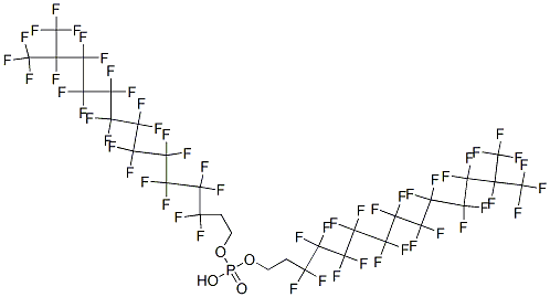 bis[3,3,4,4,5,5,6,6,7,7,8,8,9,9,10,10,11,11,12,12,13,14,14,14-tetracosafluoro-13-(trifluoromethyl)tetradecyl] hydrogen phosphate