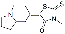 3-methyl-5-[1-methyl-2-(1-methylpyrrolidin-2-ylidene)ethylidene]rhodanine
