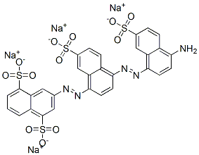 3-[[4-[(4-amino-7-sulpho-1-naphthyl)azo]-7-sulpho-1-naphthyl]azo]naphthalene-1,5-disulphonic acid, sodium salt