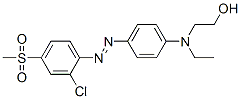 2-[[4-[[2-chloro-4-(methylsulphonyl)phenyl]azo]phenyl]ethylamino]ethanol