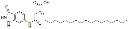 2-[2-[(2,3-dihydro-3-oxo-1H-indazol-6-yl)amino]-2-oxoethyl]icosenoic acid