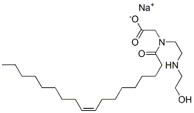sodium (Z)-N-[2-[(2-hydroxyethyl)amino]ethyl]-N-(1-oxo-9-octadecenyl)glycinate