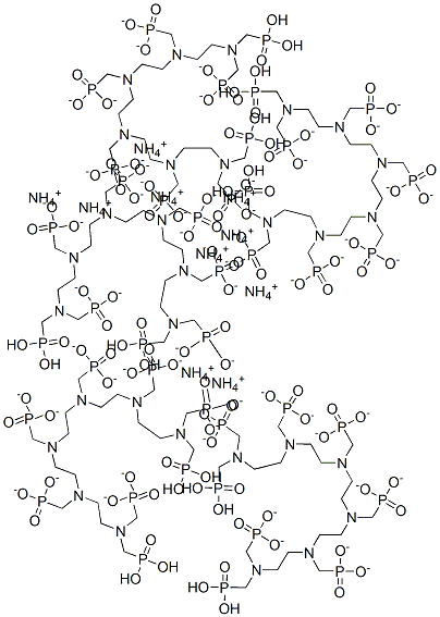 decaammonium [2,5,8,11,14,17-hexakis(phosphonatomethyl)-2,5,8,11,14,17-hexaazaoctadecane-1,18-diyl]bisphosphonate