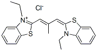3-ethyl-2-[3-(3-ethyl-3H-benzothiazol-2-ylidene)-2-methylprop-1-enyl]benzothiazolium chloride