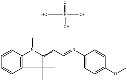 N-[(1,3-dihydro-1,3,3-trimethyl-2H-indol-2-ylidene)ethylidene]-p-anisidine phosphate
