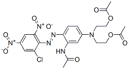 2,2'-[[3-acetamido-4-[(2-chloro-4,6-dinitrophenyl)azo]phenyl]imino]diethyl diacetate