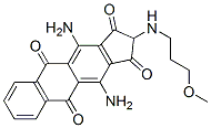 4,11-diamino-2-[(3-methoxypropyl)amino]-1H-cyclopent[b]anthracene-1,3,5,10(2H)-tetrone