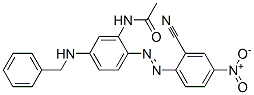 N-[2-[(2-cyano-4-nitrophenyl)azo]-5-[(phenylmethyl)amino]phenyl]acetamide