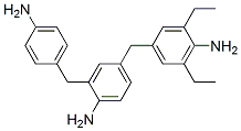 4-[(4-amino-3,5-diethylphenyl)methyl]-2-[(4-aminophenyl)methyl]aniline