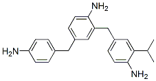 2-[(4-amino-3-isopropylphenyl)methyl]-4-[(4-aminophenyl)methyl]aniline