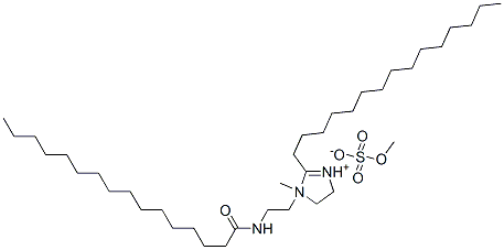 4,5-dihydro-1-methyl-1-[2-[(1-oxohexadecyl)amino]ethyl]-2-(pentadecyl)-1H-imidazolium methyl sulphate