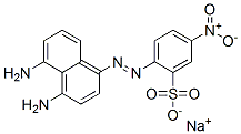 sodium 2-[(4,5-diamino-1-naphthyl)azo]-5-nitrobenzenesulphonate