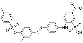 2-[4-[[4-[[(p-tolyl)sulphonyl]oxy]-m-tolyl]azo]anilino]-5-nitrobenzenesulphonic acid