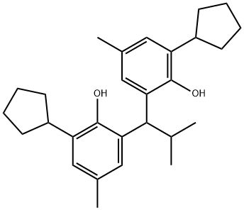 2,2'-(2-methylpropylidene)bis[6-cyclopentyl-p-cresol]