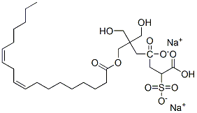 disodium (Z,Z)-4-[2,2-bis(hydroxymethyl)-3-[(1-oxooctadeca-9,12-dienyl)oxy]propyl] 2-sulphonatosuccinate