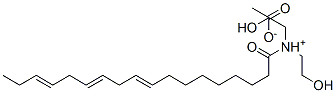 bis(2-hydroxyethyl)(octadeca-9,12,15-trienoyl)ammonium acetate