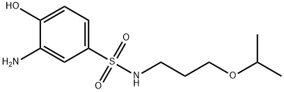 3-amino-4-hydroxy-N-[3-(1-methylethoxy)propyl]benzenesulphonamide