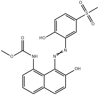 methyl [7-hydroxy-8-[[2-hydroxy-5-(methylsulphonyl)phenyl]azo]-1-naphthyl]-carbamate