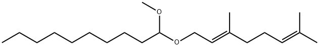 (E)-1-[(3,7-dimethyl-2,6-octadienyl)oxy]-1-methoxy,(E)