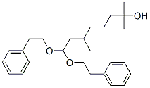2,6-dimethyl-8,8-bis(2-phenylethoxy)octan-2-ol