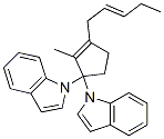 1,1'-[2-methyl-3-(pent-2-enyl)-2-cyclopenten-1-ylidene]bis(1H-indole)