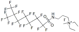 diethyl[3-[[(heptadecafluoroisooctyl)sulphonyl]amino]propyl]methylammonium iodide