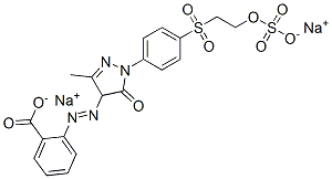 2-[[4,5-dihydro-3-methyl-5-oxo-1-[4-[[2-(sulphooxy)ethyl]sulphonyl]phenyl]-1H-pyrazol-4-yl]azo]benzoic acid, sodium salt