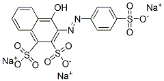 trisodium hydroxy[(4-sulphonatophenyl)azo]naphthalenedisulphonate