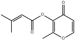 2-methyl-4-oxo-4H-pyran-3-yl 3-methyl-2-butenoate