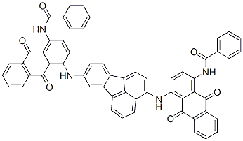 N,N'-[fluoranthene-3,8-diylbis[imino(9,10-dihydro-9,10-dioxoanthracene-4,1-diyl)]]bis(benzamide)
