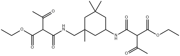 ethyl 2-[[[3-[[[2-(ethoxycarbonyl)-1,3-dioxobutyl]amino]methyl]-3,5,5-trimethylcyclohexyl]amino]carbonyl]-3-oxobutyrate