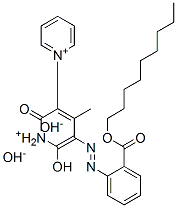 1',2'-dihydro-6'-hydroxy-4'-methyl-5'-[[2-[(nonyloxy)carbonyl]phenyl]azo]-2'-oxo-1,3'-bipyridinium hydroxide