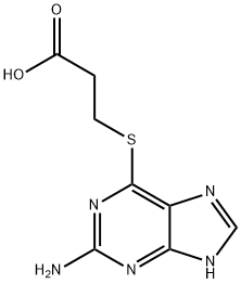 3-[(2-amino-1H-purin-6-yl)thio]propionic acid